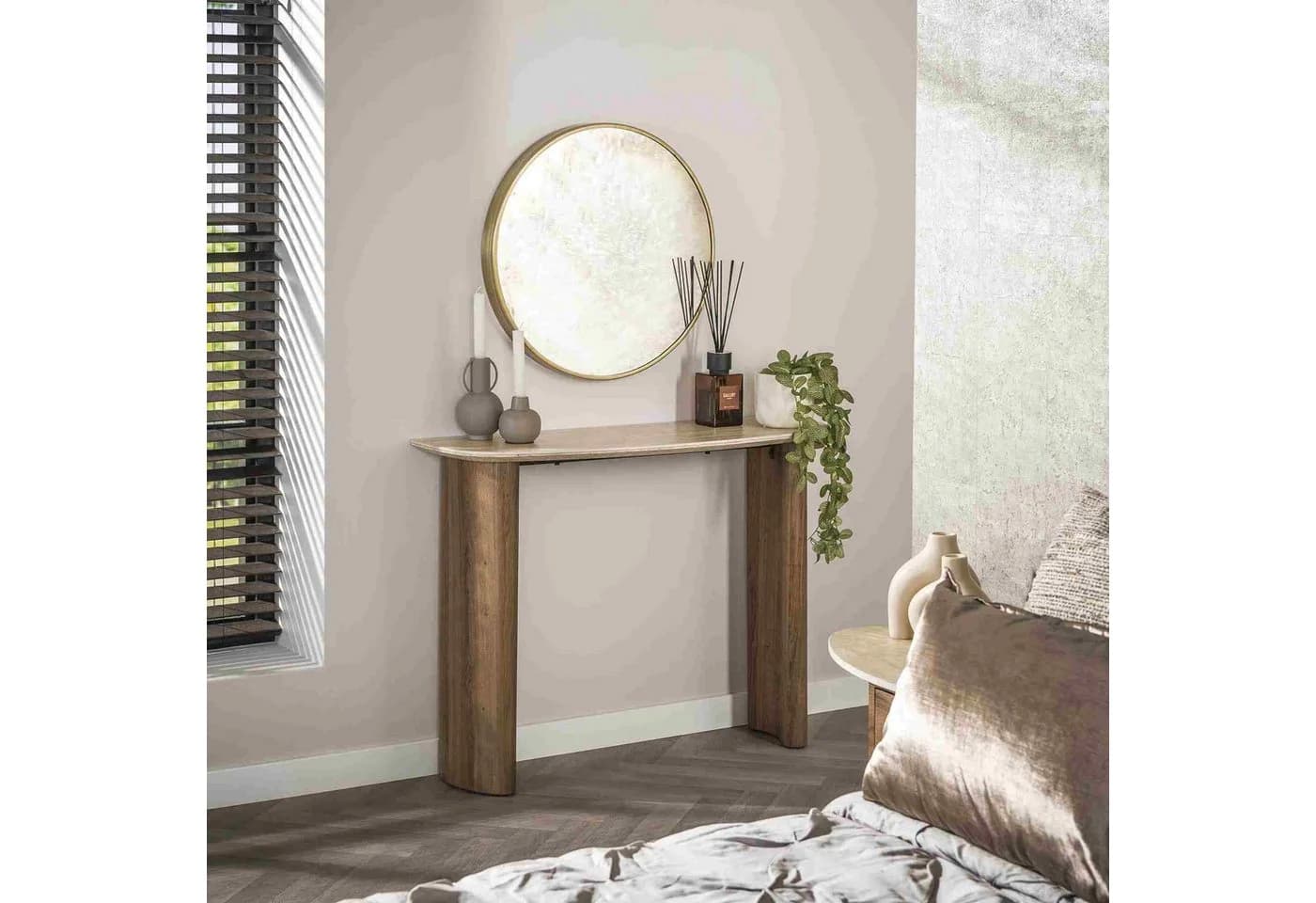 Feeling4Home Konsole Manvo mit Keramikplatte Beige - Bild 2