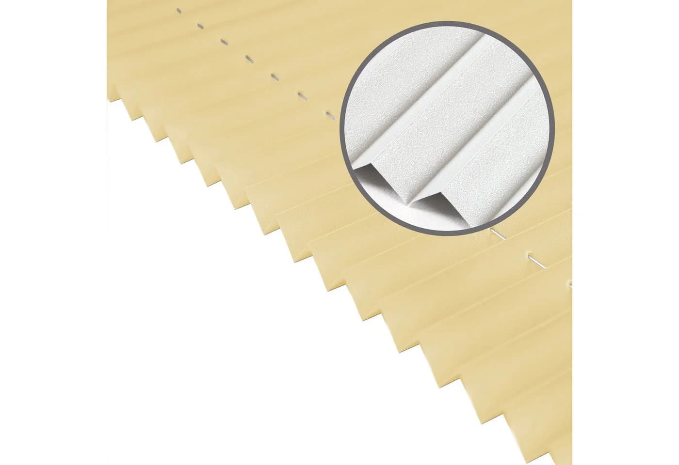 Deco-Raum Plissee Thermo Basic Abdunkelnd Orange Klemmfix