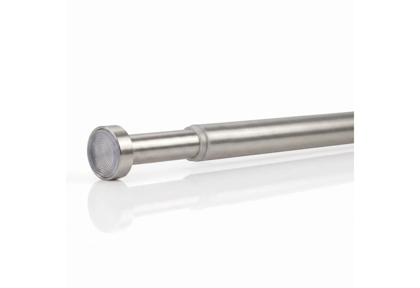 Deco-Raum Duschvorhangstange X-press Edelstahl-Optik Metall Spannstange - Bild 2