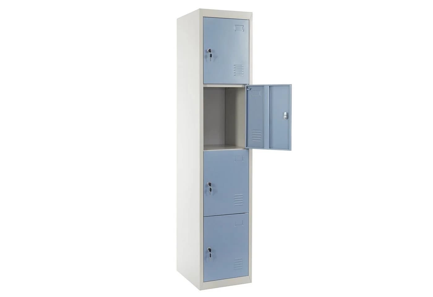 PROREGAL® Spind SATURN Metall Blau Abschließbar - Bild 2