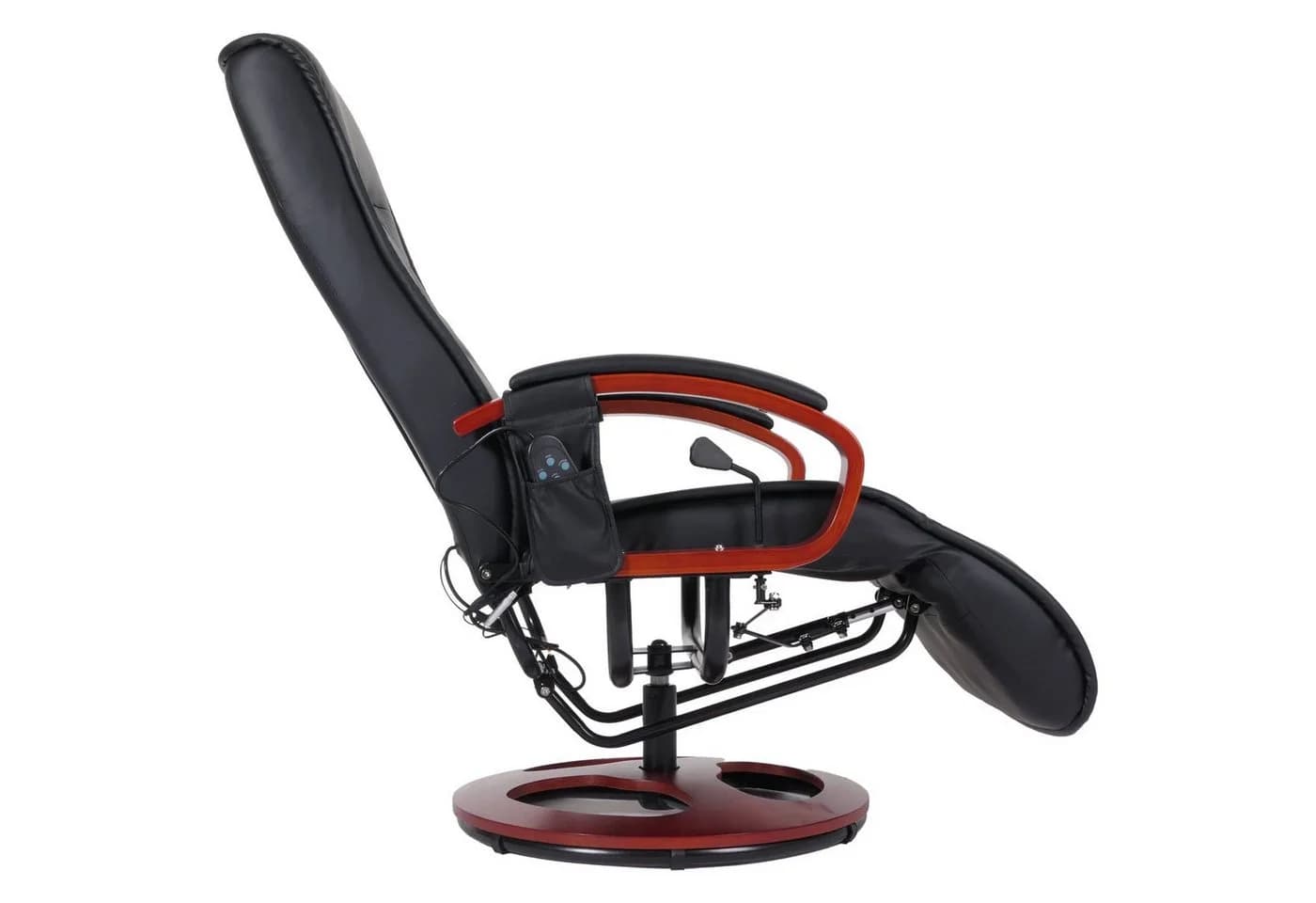 PROREGAL® Massagesessel Relaxliege Athene 8-Punkt-Massage Schwarz - Bild 4
