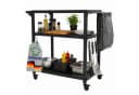 PROREGAL VULCAN Servierwagen 3 Ablagen Metall Outdoor Grillwagen Bild 2