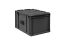 PROREGAL® Stapelbox Eurobox NextGen Portable Schwarz Bild 3