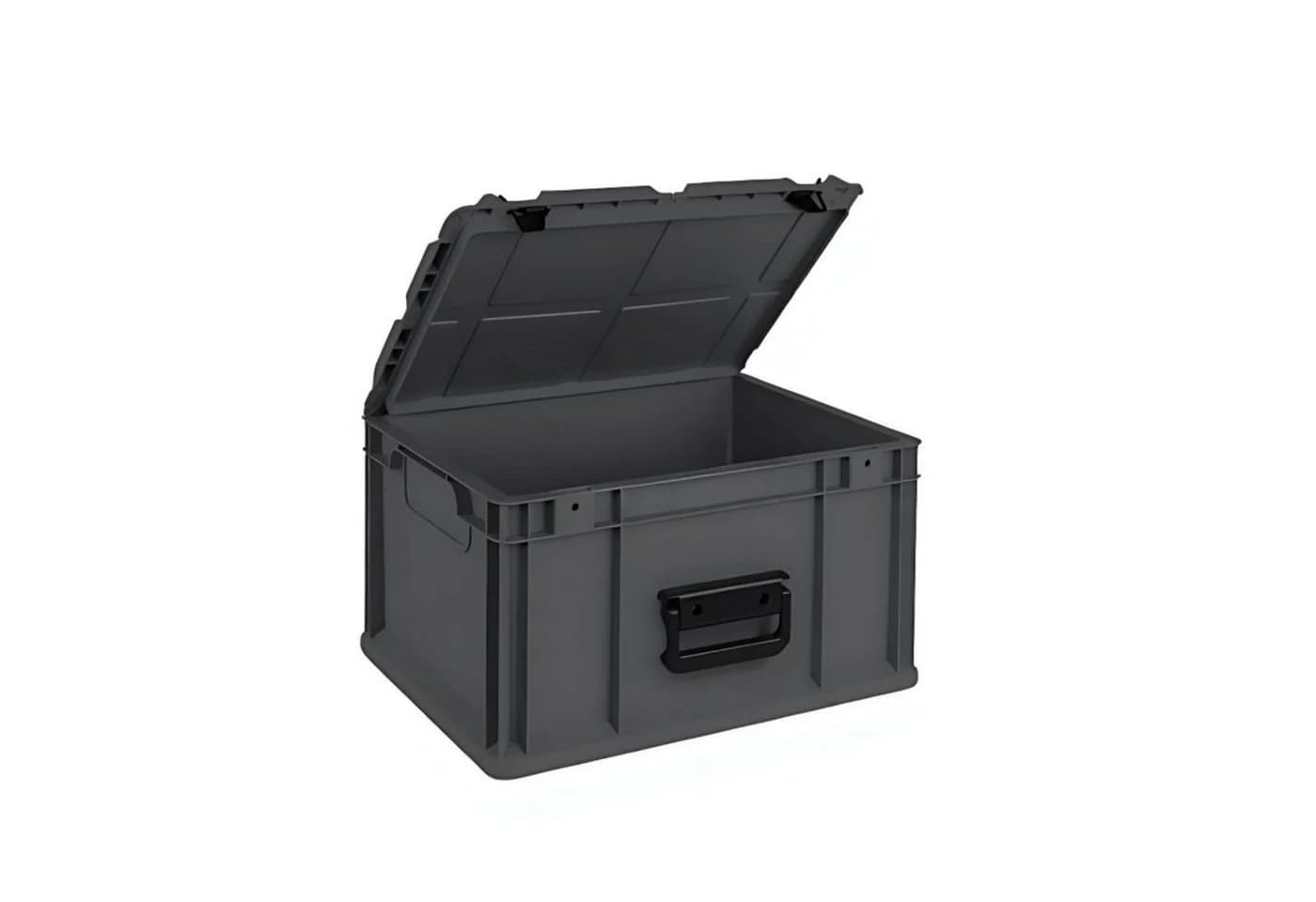 PROREGAL® Stapelbox Eurobox NextGen Portable Schwarz - Bild 5