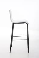 PROREGAL® Barhocker VARADERO Schwarz Kunstleder Metallgestell Bild 1