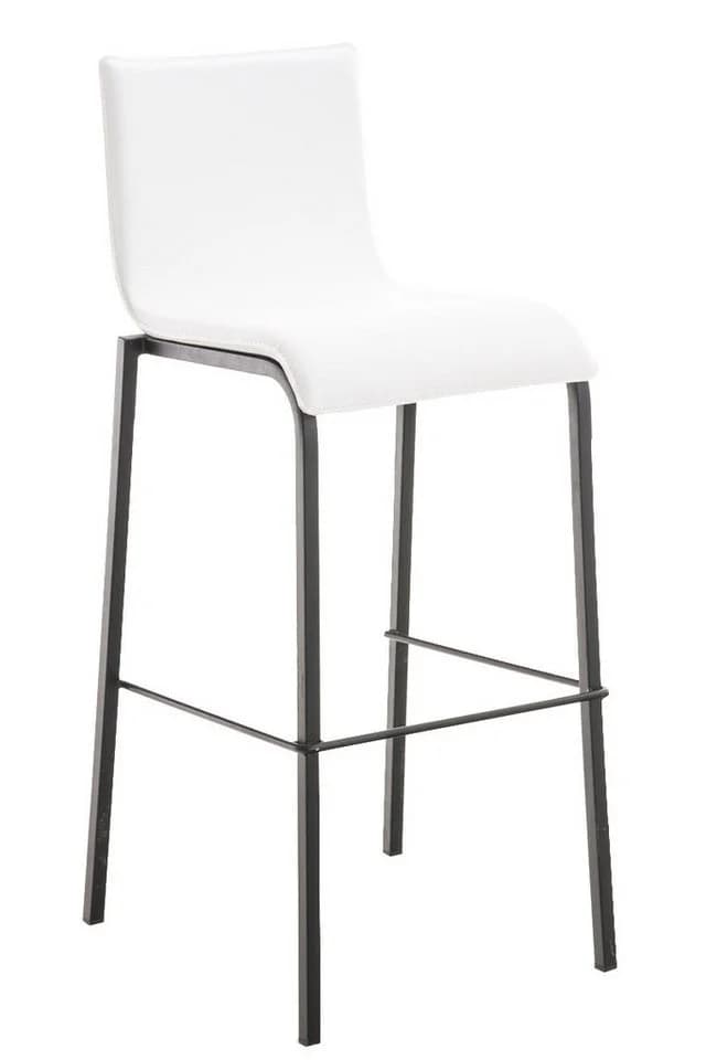 PROREGAL® Barhocker VARADERO Schwarz Kunstleder Metallgestell - Bild 2