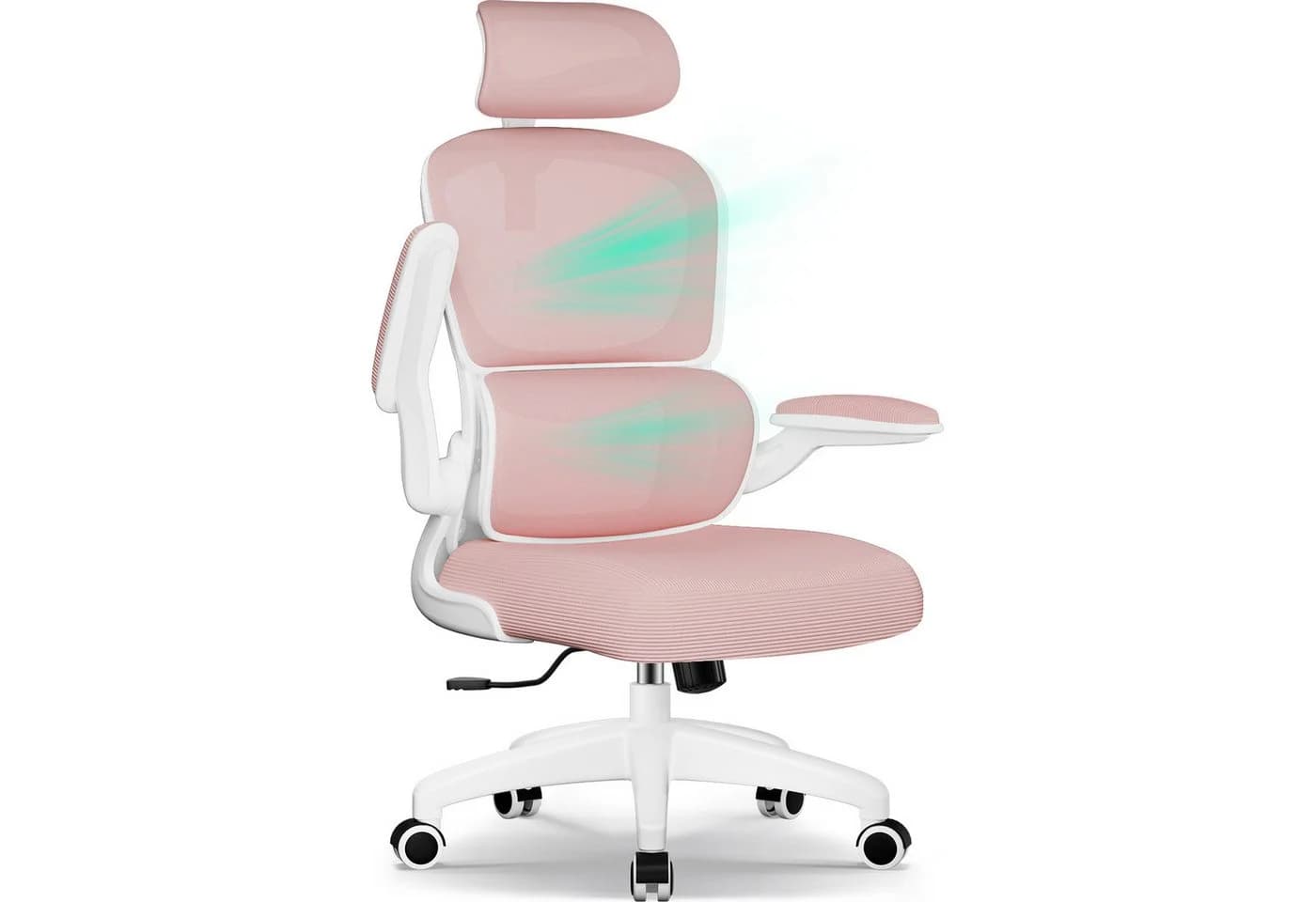 Fukstern Bürostuhl Ergonomischer Bürostuhl mit 90° klappbaren Armlehnen - Bild 2