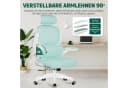 Fukstern Bürostuhl Ergonomisch mit klappbaren Armlehnen und Kopfstütze Bild 5