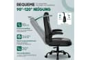 Fukstern Bürostuhl Ergonomischer Bürostuhl mit 90° klappbaren Armlehnen Bild 4