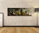 islandburner Leinwandbild Mediterranes Stillleben Panorama Bild 1