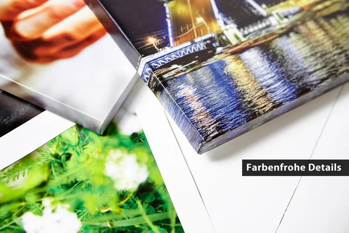islandburner Leinwandbild Buddha Statue am See mit Lotusblumen und Tempel - Bild 5