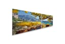 islandburner Leinwandbild Balkon Meerblick bunt 160x40cm Bild 2