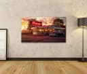 islandburner Leinwandbild Amerikanischer Diner Retro 50er Jahre Bunt Bild 1