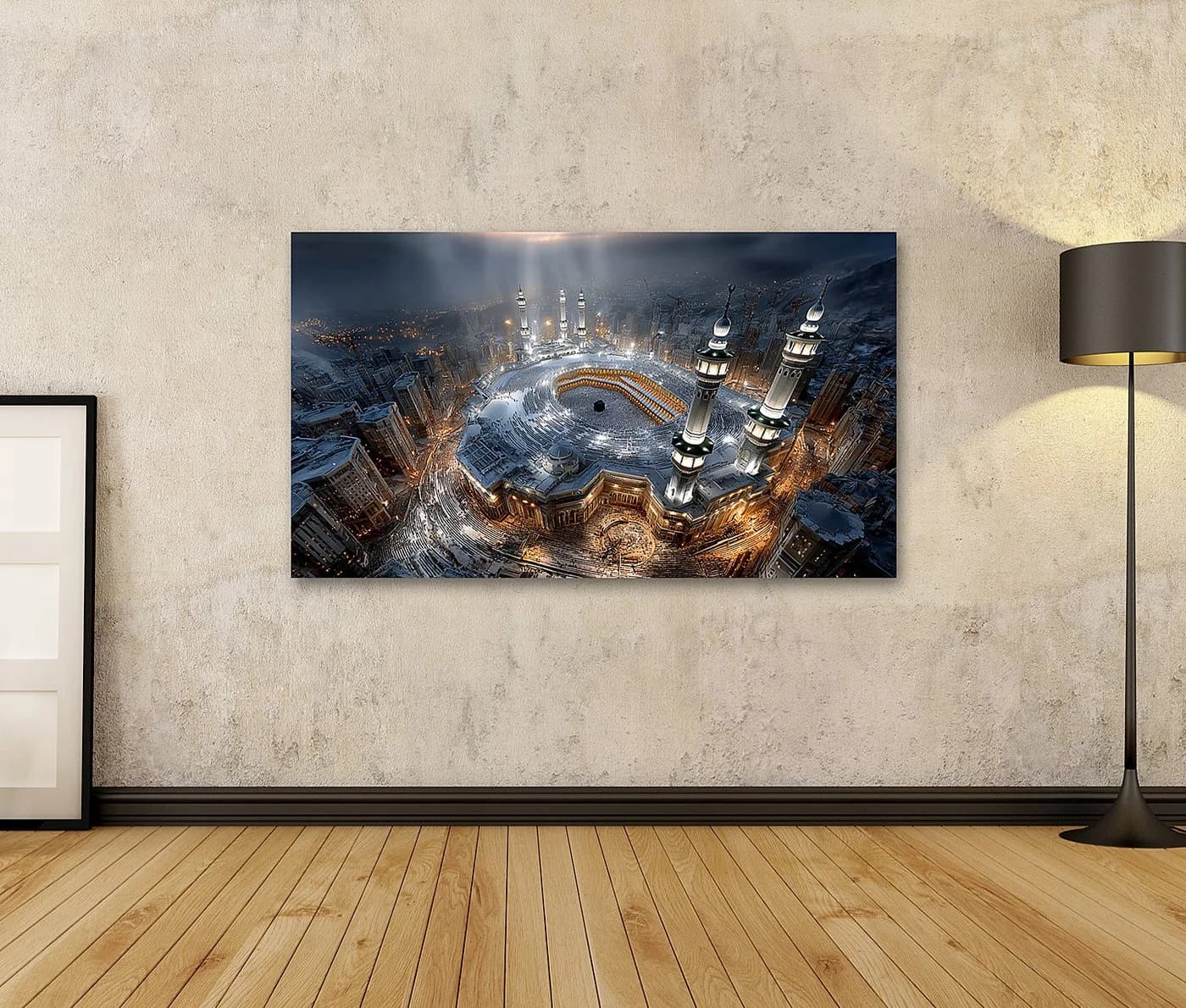 islandburner Leinwandbild Kaaba in Mekka - Luftaufnahme Edition K2