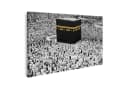 islandburner Leinwandbild Menschenmenge bei der Kaaba in Mekka Bunt Bild 2