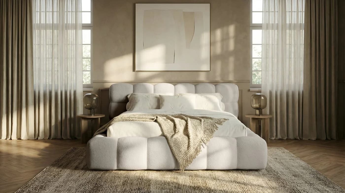 thematys Polsterbett mit Bettkasten Cord-Stoff - Bild 2
