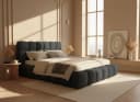 thematys Polsterbett CLOUD mit Bettkasten Grau/Weiß/Beige Bild 1