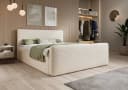 thematys Boxspringbett Cord mit Bettkasten beige Bild 2