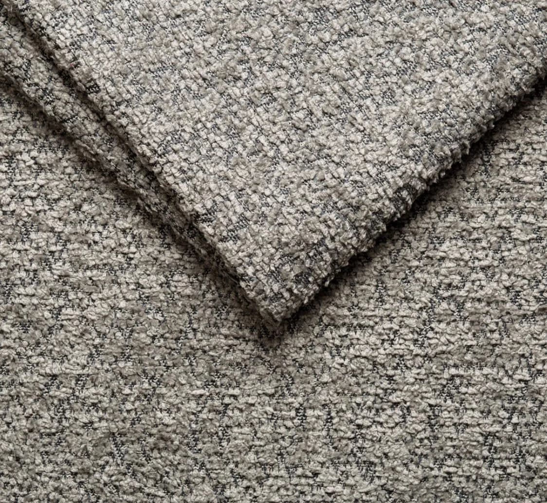 thematys Boxspringbett mit Bettkasten Velours Bouclé Grau - Bild 5