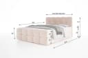 thematys Boxbett mit Bettkasten Velours oder Bouclé Bezug Bild 4