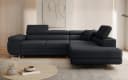 thematys Ecksofa ASTON mit Schlaffunktion & Bettkasten – Cordstoff TILIA Bild 1