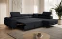 thematys Ecksofa ASTON mit Schlaffunktion & Bettkasten – Cordstoff TILIA Bild 3