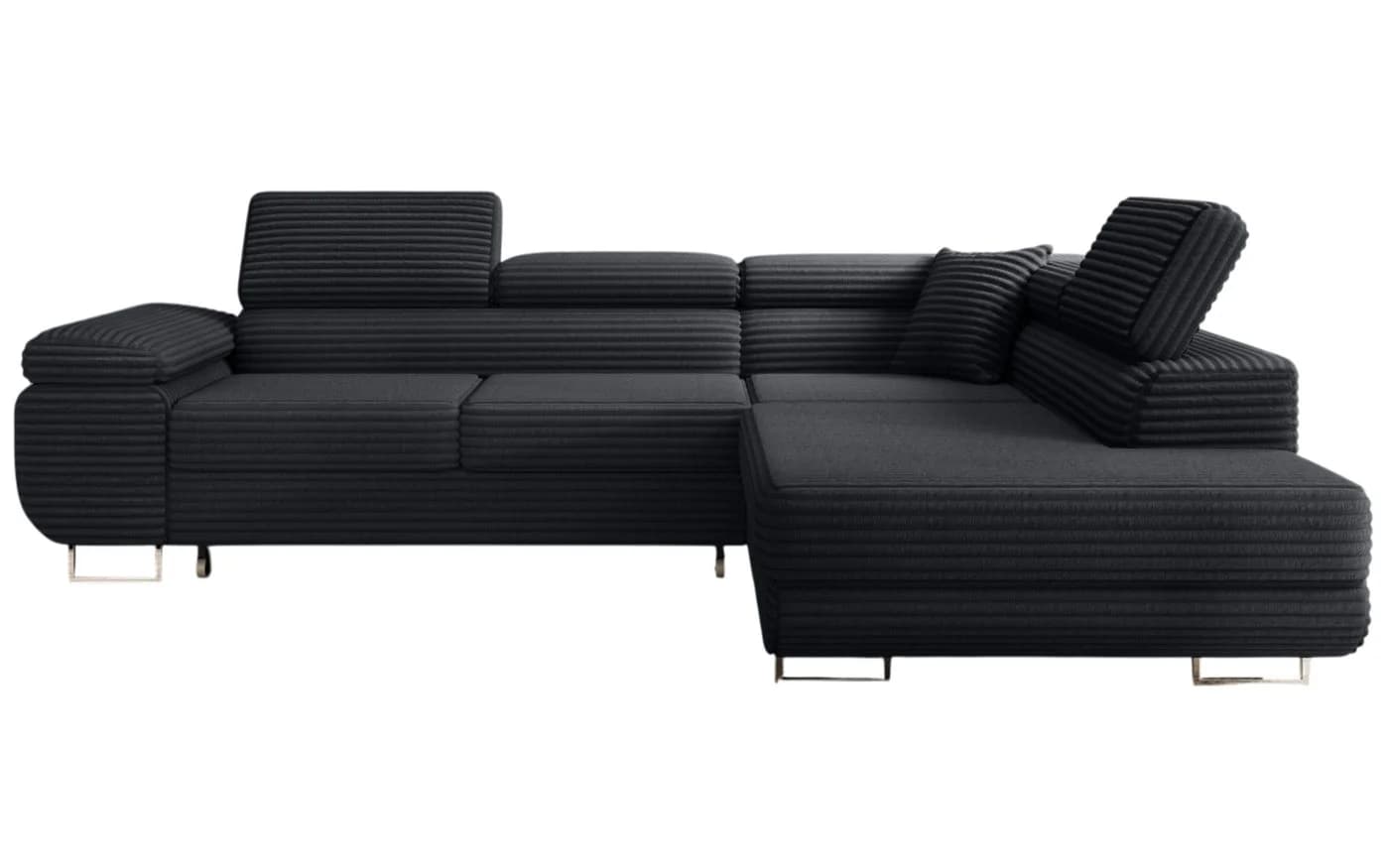 thematys Ecksofa ASTON mit Schlaffunktion & Bettkasten – Cordstoff TILIA - Bild 5