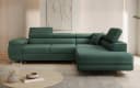 thematys Ecksofa ASTON mit Schlaffunktion & Bettkasten – Cordstoff TILIA Bild 1