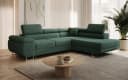 thematys Ecksofa ASTON mit Schlaffunktion & Bettkasten – Cordstoff TILIA Bild 2