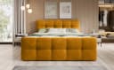 thematys Boxspringbett mit Bettkasten Velours Bouclé H3 Topper Bild 1