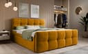 thematys Boxspringbett mit Bettkasten Velours Bouclé H3 Topper Bild 2