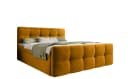 thematys Boxspringbett mit Bettkasten Velours Bouclé H3 Topper Bild 3