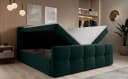 thematys Boxspringbett mit Bettkasten Grün Velours Bild 3