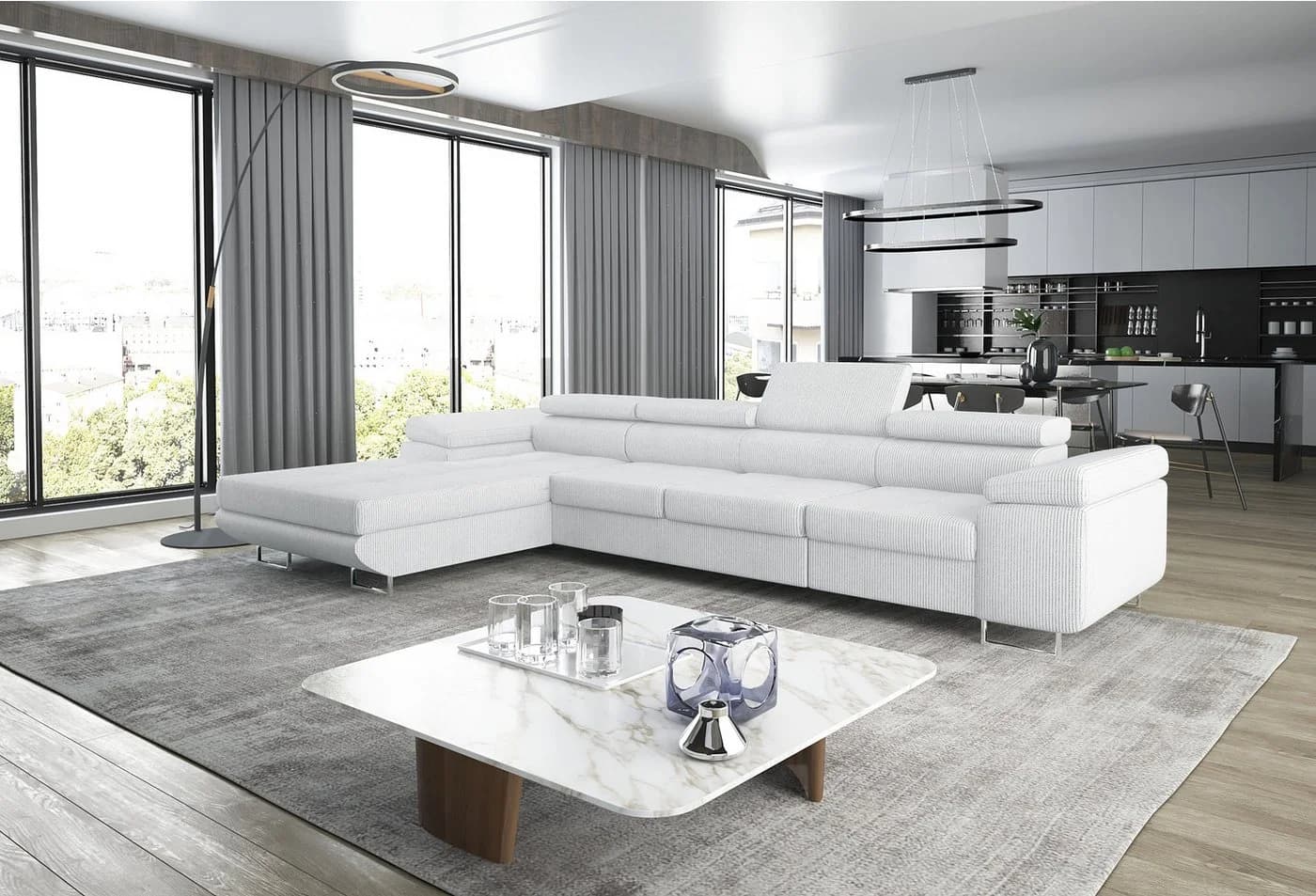 thematys Ecksofa ALVARO MAXI mit Schlaffunktion & Bettkasten - Bild 2