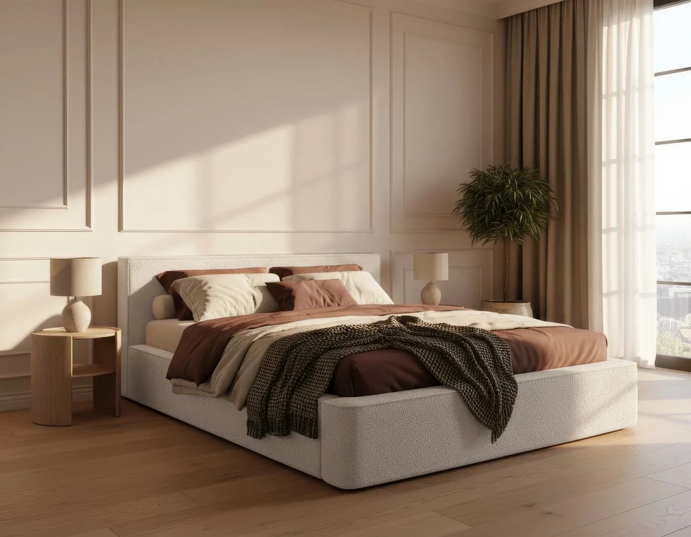 thematys Polsterbett CLOUD mit Bettkasten und Lattenrost
