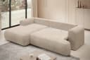 thematys Ecksofa MODO L-Form mit Schlaffunktion Beige Cord Bild 3