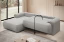 thematys Ecksofa MODO L-Form mit Schlaffunktion Beige Cord Bild 4