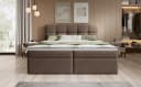 thematys Boxspringbett mit Bettkasten Braun Bouclé Bild 3