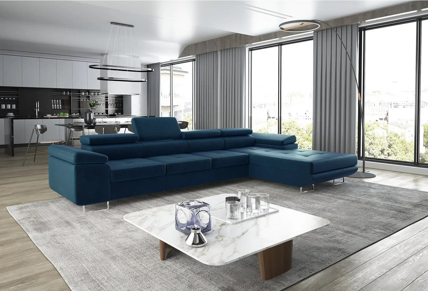 thematys Ecksofa ALVARO MAXI mit Schlaffunktion & Bettkasten - Bild 2