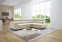 thematys Ecksofa LUNA L mit Schlaffunktion & Bettkasten – Beige Velours Bild 2