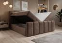 thematys Boxbett mit Bettkasten Velours/Bouclé H3 Matratze Topper Bild 3