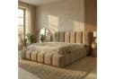 thematys Polsterbett DENVER-slim mit Bettkasten und Lattenrost in Latte Bild 1