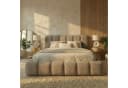 thematys Polsterbett DENVER-slim mit Bettkasten und Lattenrost in Latte Bild 2