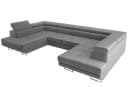 thematys Ecksofa Aston U 403x203cm Schlaffunktion Samt/Cord Bild 3