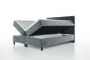 thematys Boxspringbett Luxus mit Bettkasten Grau Velours Bild 3