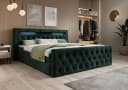 thematys Boxbett LED mit Bettkasten Velours oder Bouclé Bild 2
