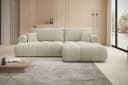thematys Ecksofa TREVIO Beige mit Schlaffunktion und Bettkasten Bild 2