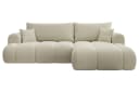 thematys Ecksofa TREVIO Beige mit Schlaffunktion und Bettkasten Bild 5