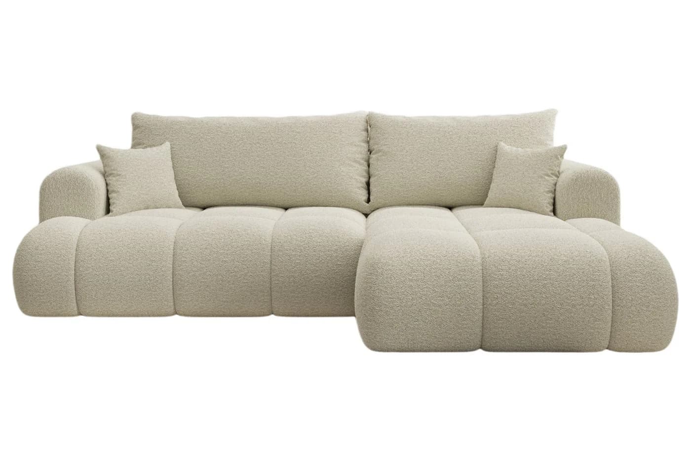 thematys Ecksofa TREVIO Beige mit Schlaffunktion und Bettkasten - Bild 5
