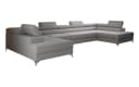 thematys Ecksofa FERMO Grau U-Form mit Schlaffunktion & Bettkasten Bild 5